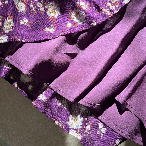Zara Purple Floral Dress - Picture 6 of 12